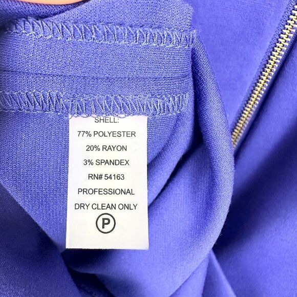 Calvin Klein Zip Front Sleeveless Sheath Dress Size 20W Office Career Church - Picture 8 of 8